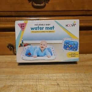Hoovy Inflatable Baby Water Mat, Tummy Time Newborn Infant Play | New in Box